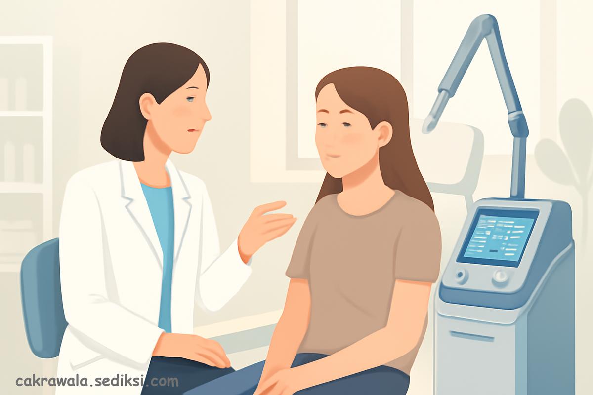 Keunggulan teknologi laser untuk menghilangkan bekas jerawat permanen